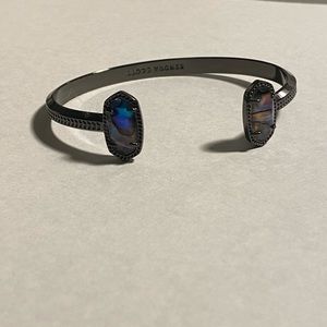 Elton Gunmetal Abalone Bracelet KS